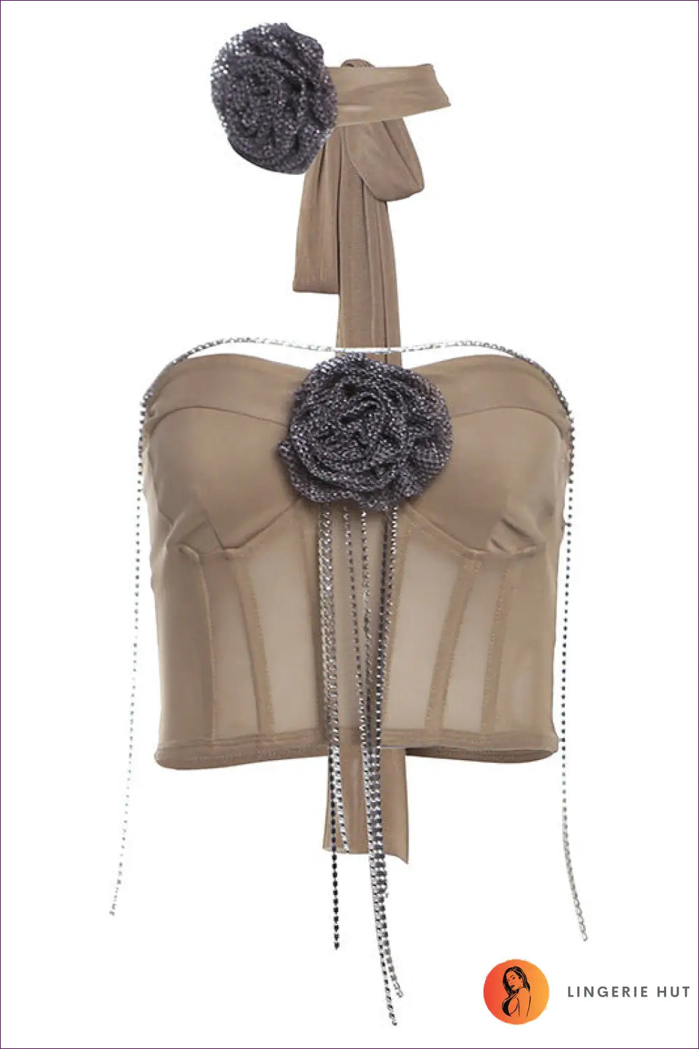 Desert Rose co Ord Set - Summer Party Ready - s / Khaki - Outfit Sets - Lingerie Hut - Beachwear • Boho • Casual