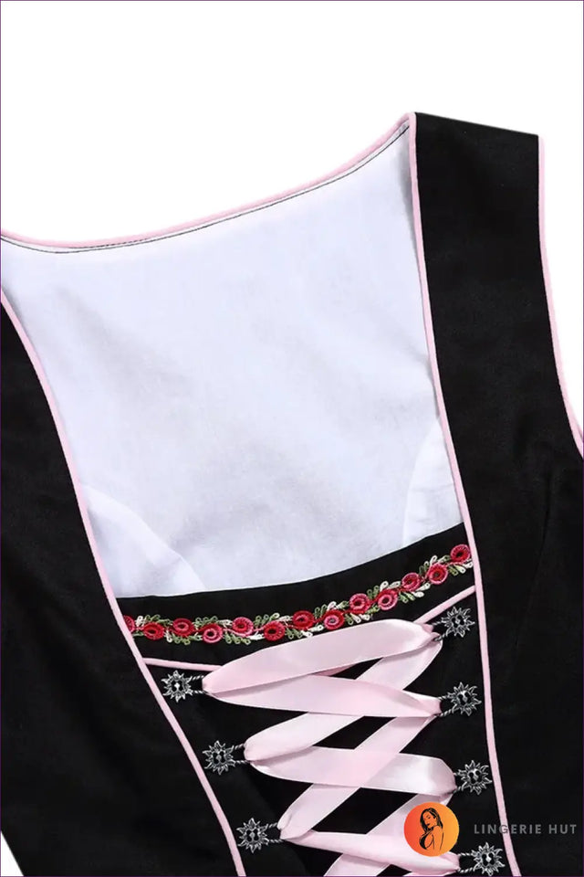 Dirndl Costume with Lace-Up Bodice - Soft Festival Mood
