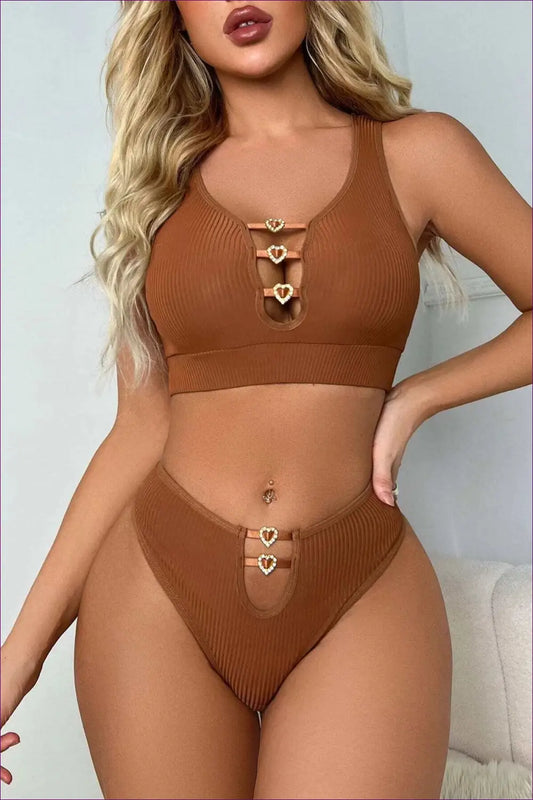 Elastic Sports Bra Lingerie Set - Effortless Everyday Confidence - Hut - Activewear • All Season • Casual