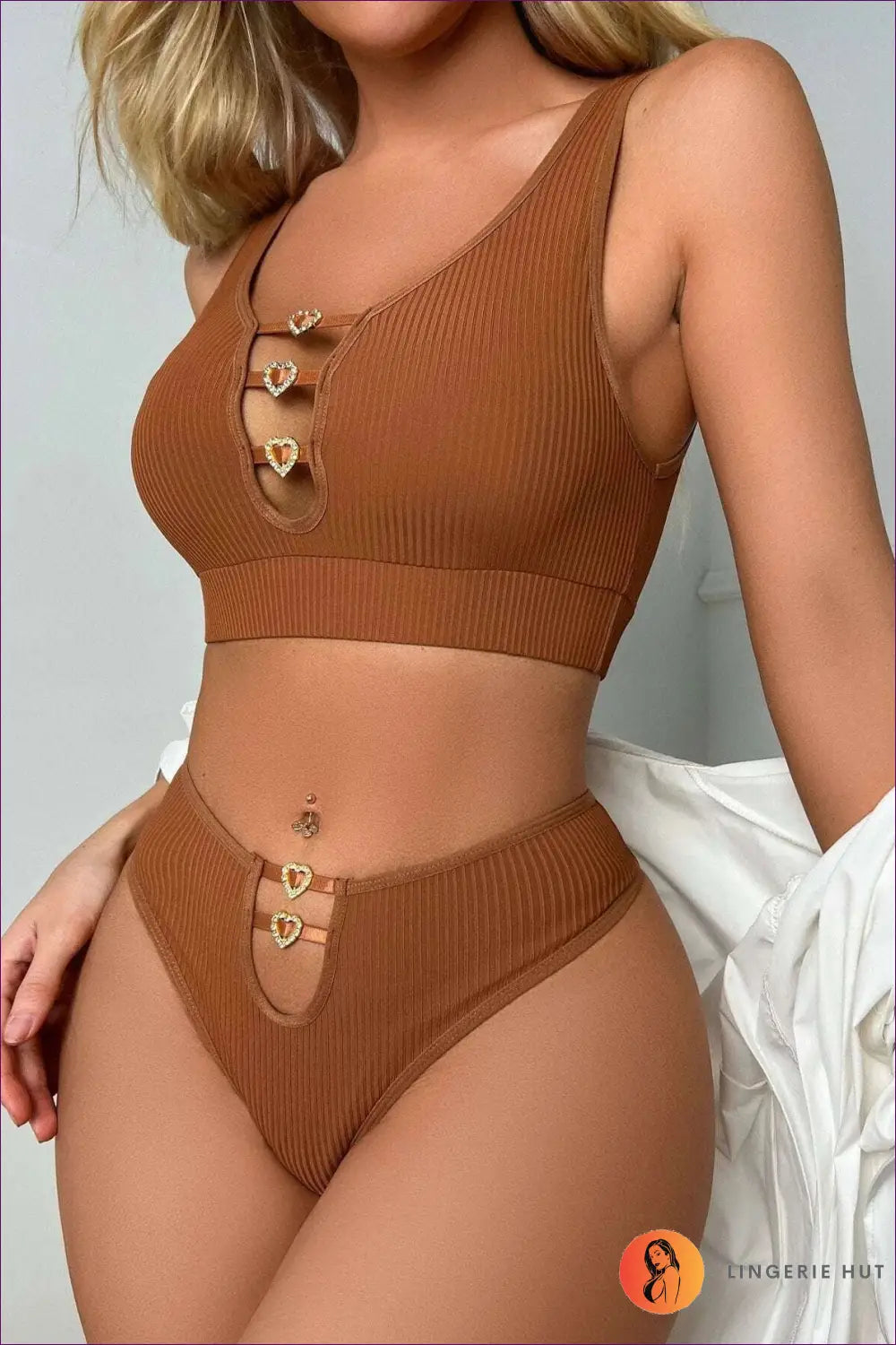 Elastic Sports Bra Lingerie Set - Effortless Everyday Confidence - Hut - Activewear • All Season • Casual