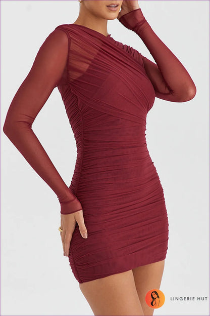 Add The Elegance Enwrapped Bodycon Dress To Your Collection And Step Out In Unmatched Elegance. -