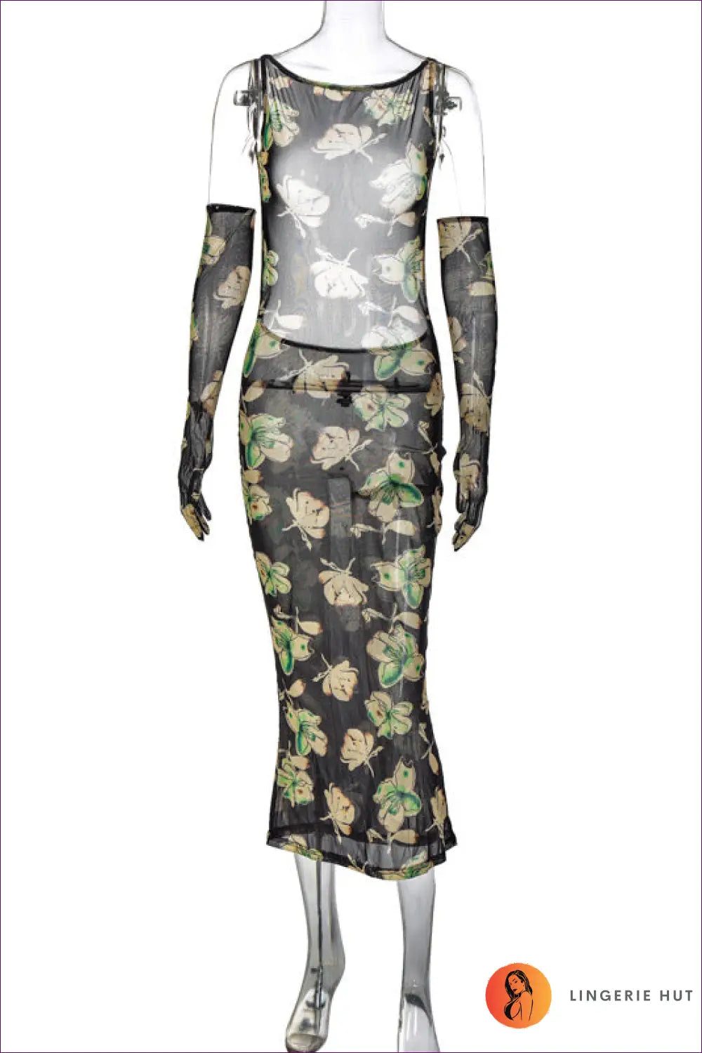 Embrace Allure With Our Elegant Floral Opera Glove Dress. Seductive, Stylish, And Perfect For Autumn. Don’t