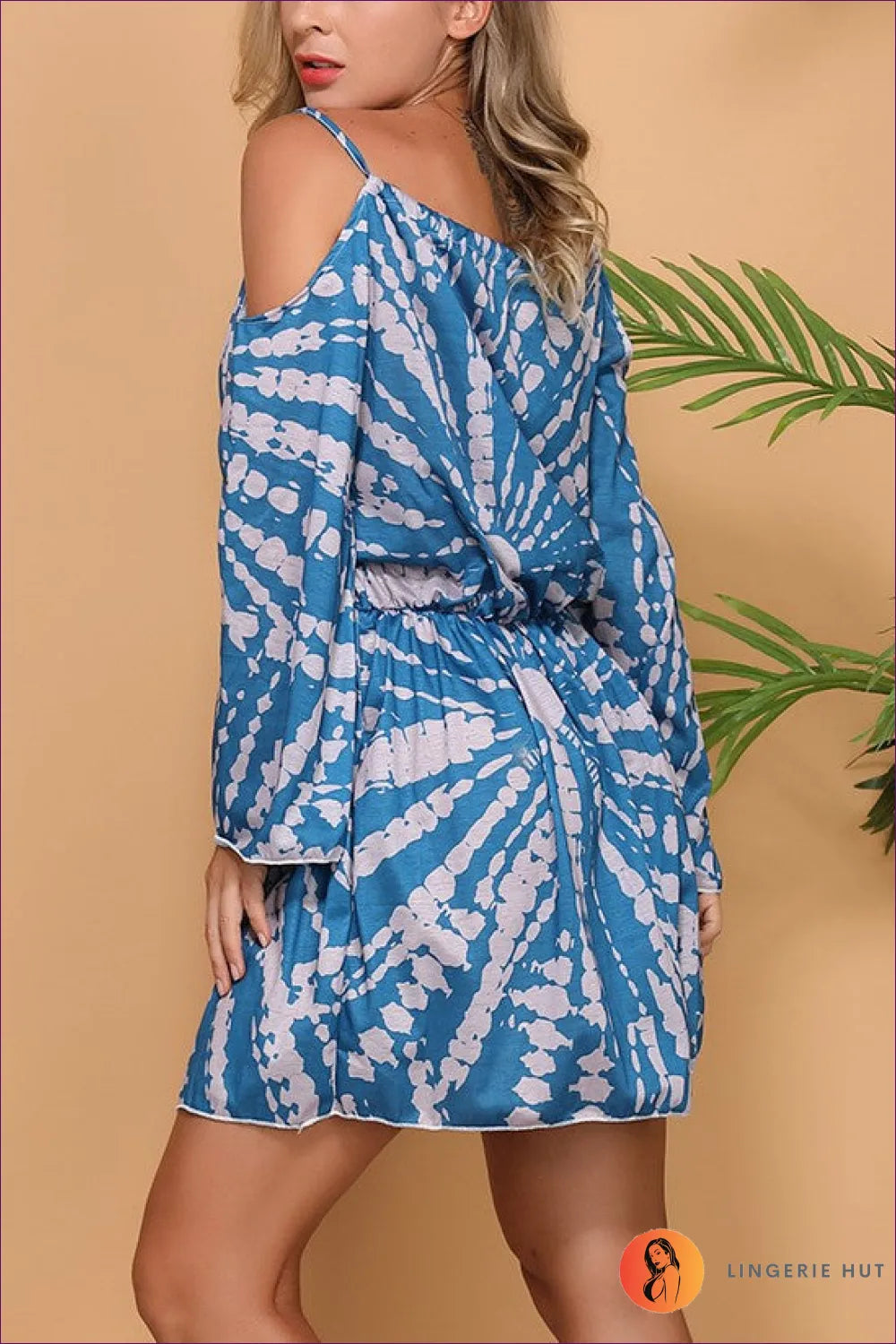 Elegant Tie-dye Cami Dress – Summer Chic