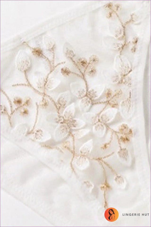 Embroidered Lace Bra Set - Worth a Second Look