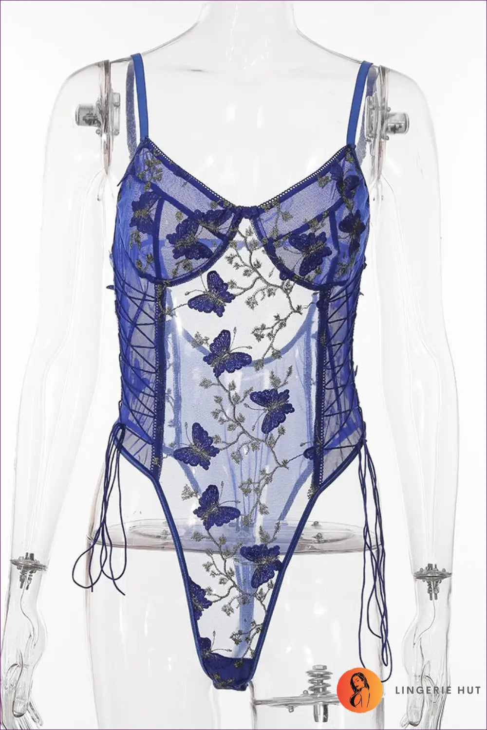 Embroidered Mesh Bodysuit - the Detail that Changes Everything - Cutout • Floral • just in • Lace - Lingerie Hut