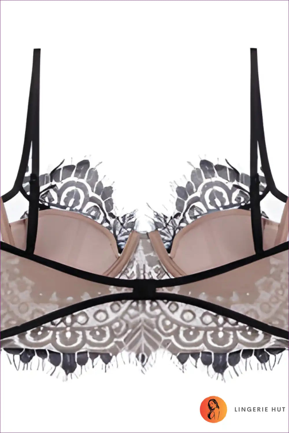 Elevate Your Lingerie Collection With Our Embroidery Lace Underwire Push Up Bra. Crafted For Seductive