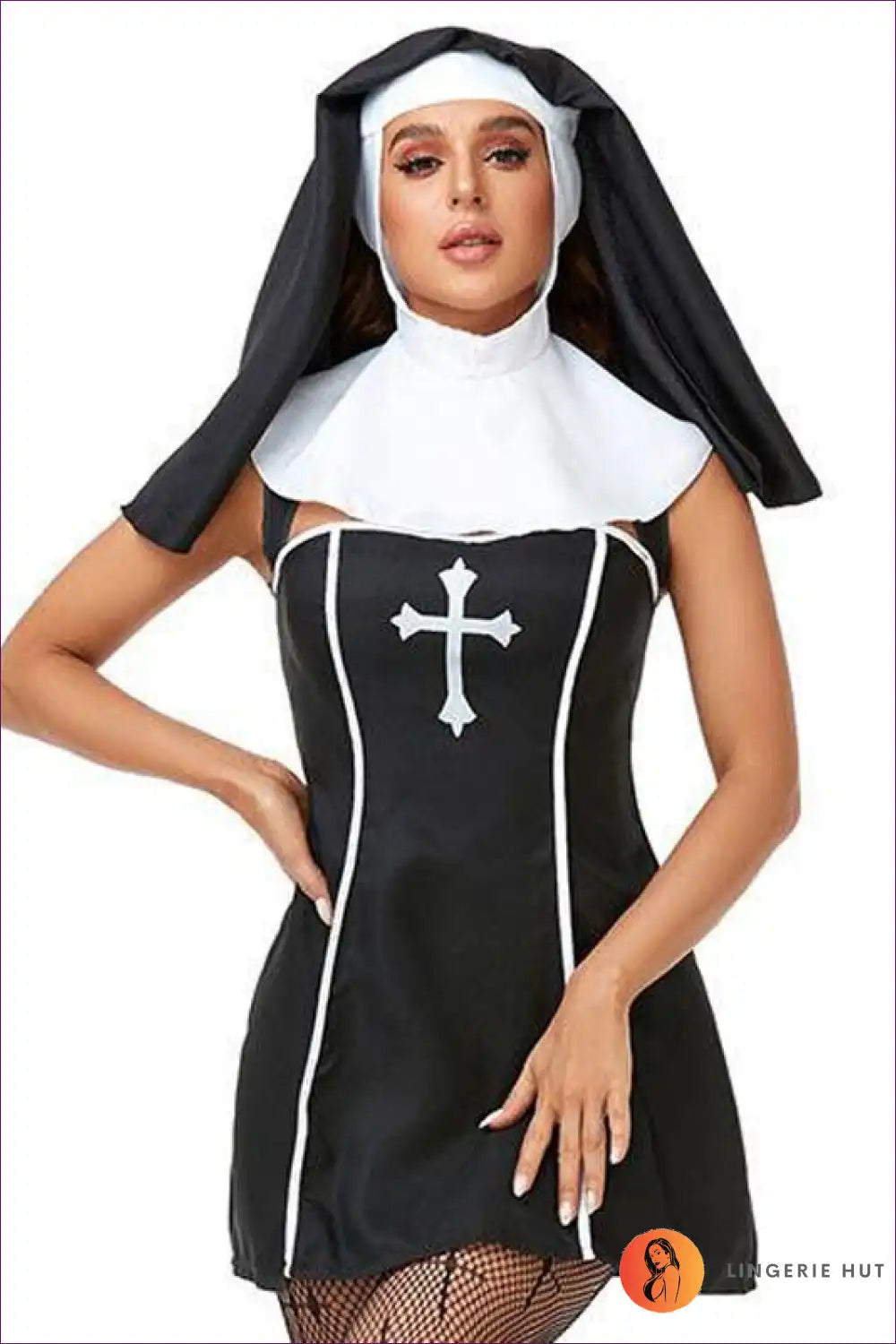 Enchanting Gothic Horror Nun Costume Embrace Dark Elegance