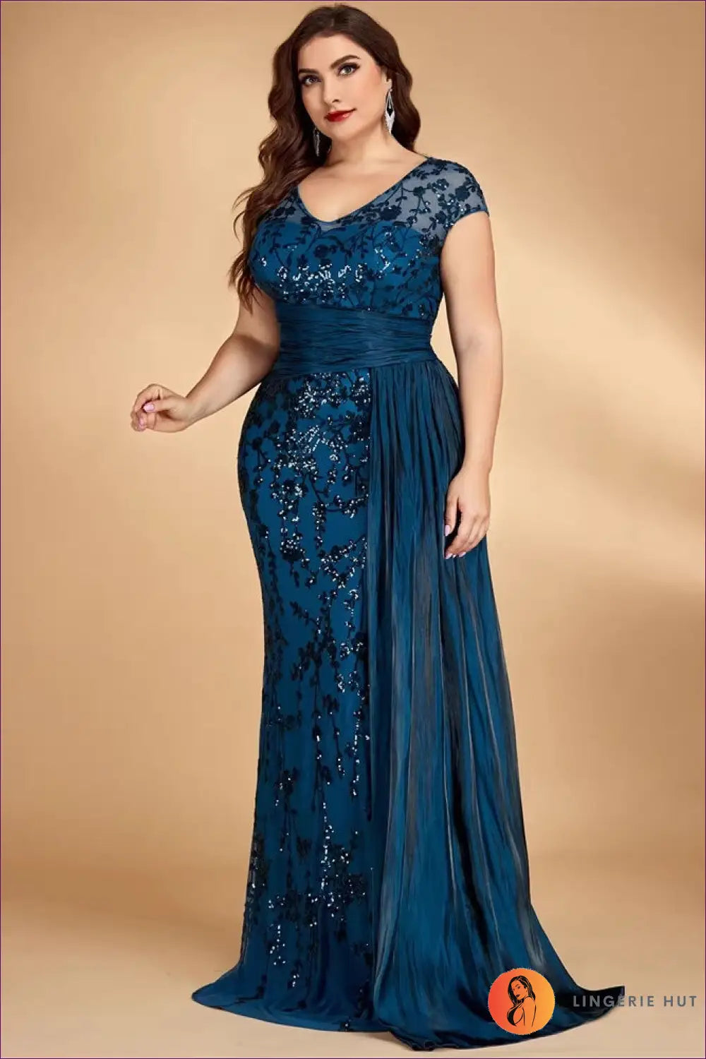 Sequin Midi Dress - Understated Glamour for any Evening - Dresses - Lingerie Hut - All Season • Bodycon • Date Night