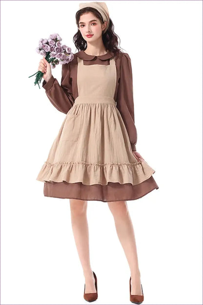 Peasant Maid Costume with Apron Pinafore - Storybook Charm - just in • Party • Theme Parties - Lingerie Hut