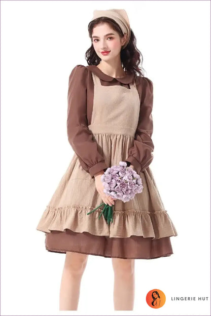 Peasant Maid Costume with Apron Pinafore - Storybook Charm - just in • Party • Theme Parties - Lingerie Hut
