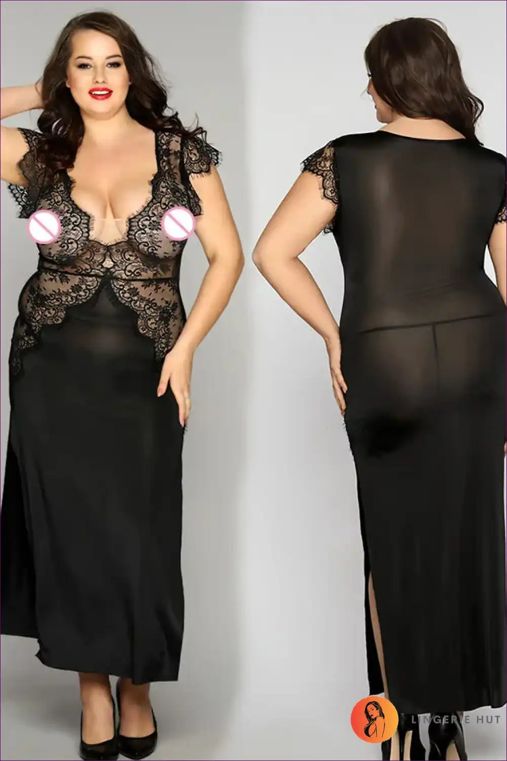 Faux Leather Dress Lingerie with Embroidered Mesh - After-dark Allure for Bodycon, Boudoir, Dress, Dresses,