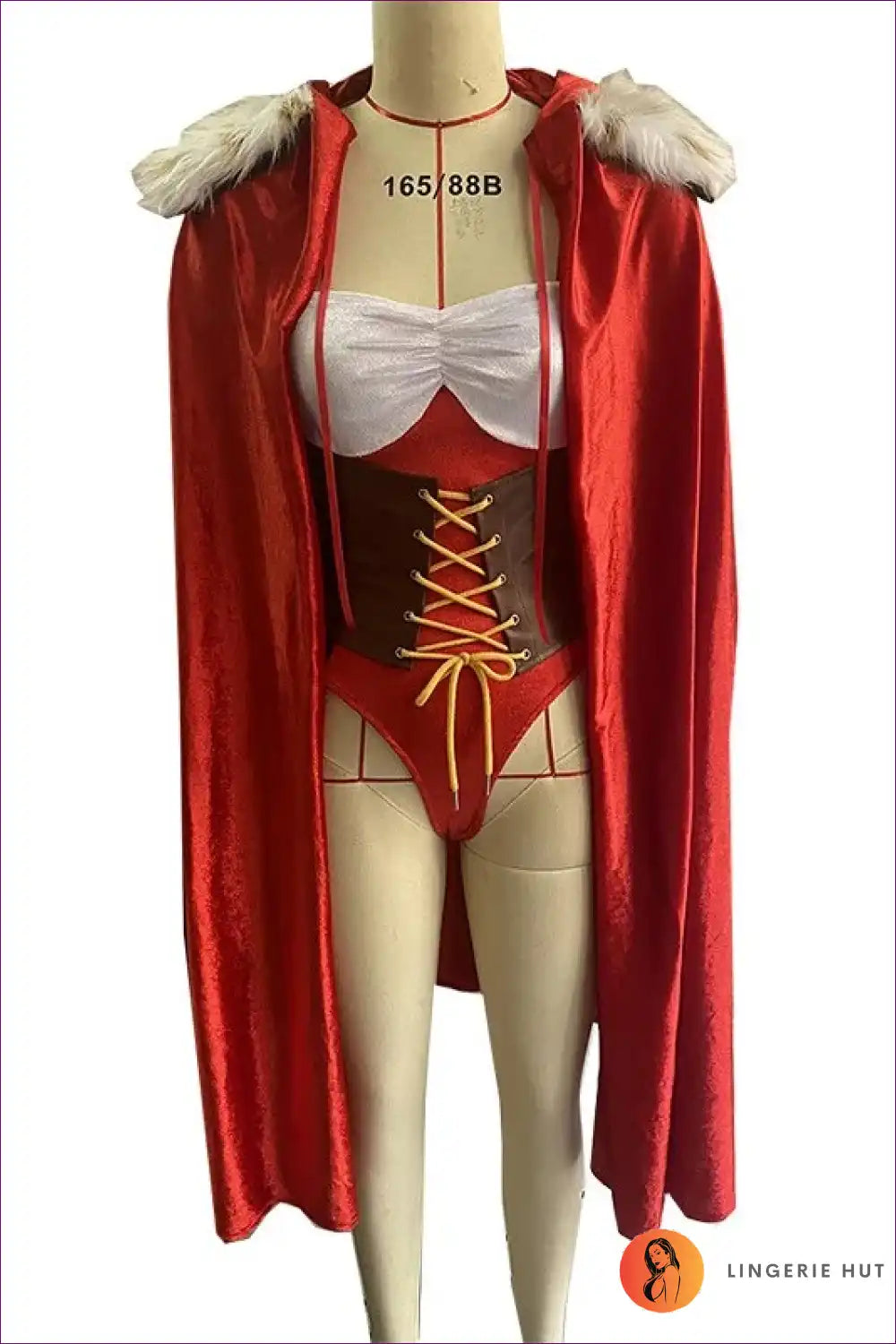 Elevate Your Holiday Glam With Our Festive Bodysuit Cape. Perfect For Christmas Roleplay And Night Club