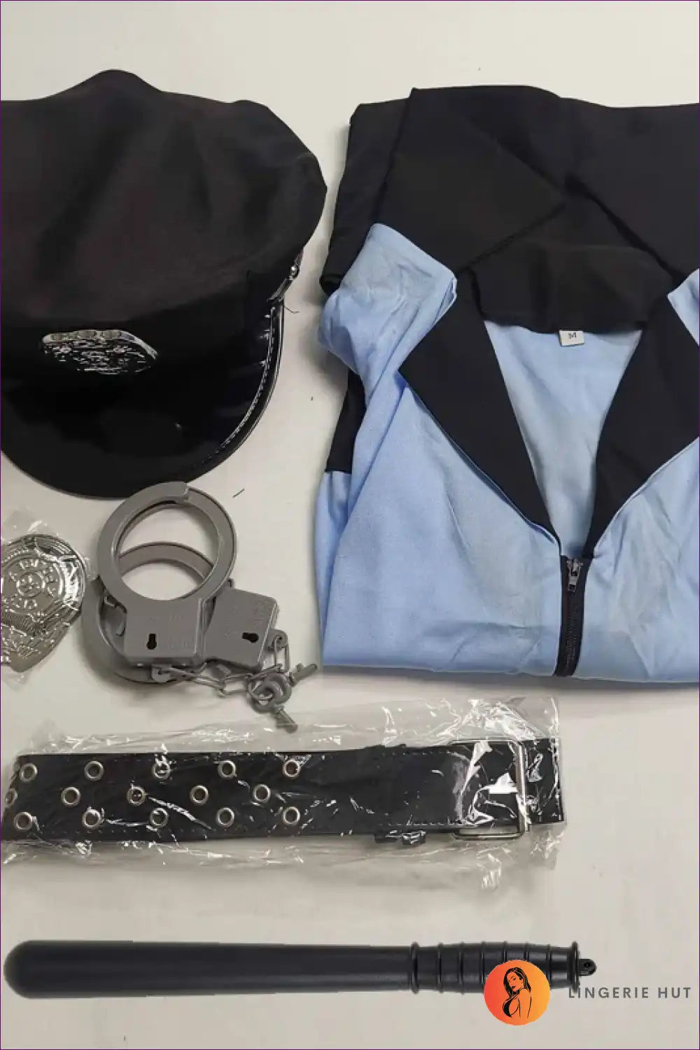 Fierce Femme Cop Costume - Sexy Police Officer Uniform for Bodycon, Costume, Halloween, Party,