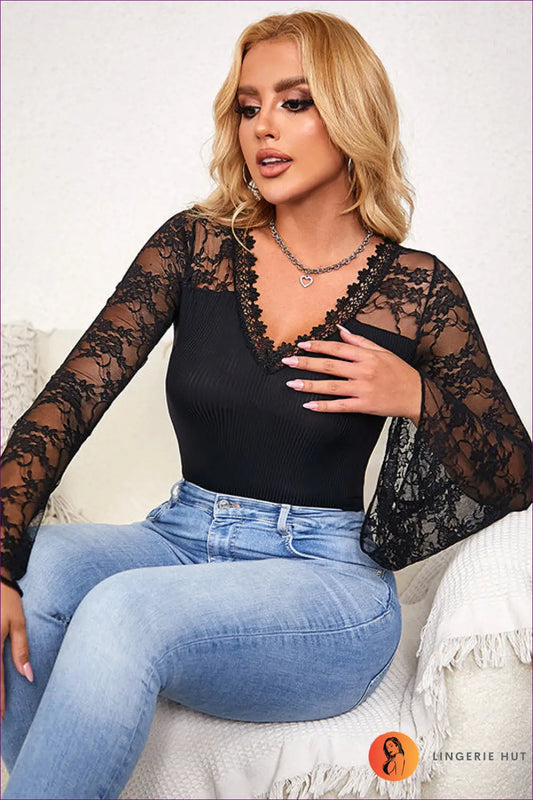 Fishnet Lace Mini Dress - for After Dark Drama - Dresses - Lingerie Hut - All Season • Boudoir • Clubwear • Date Night