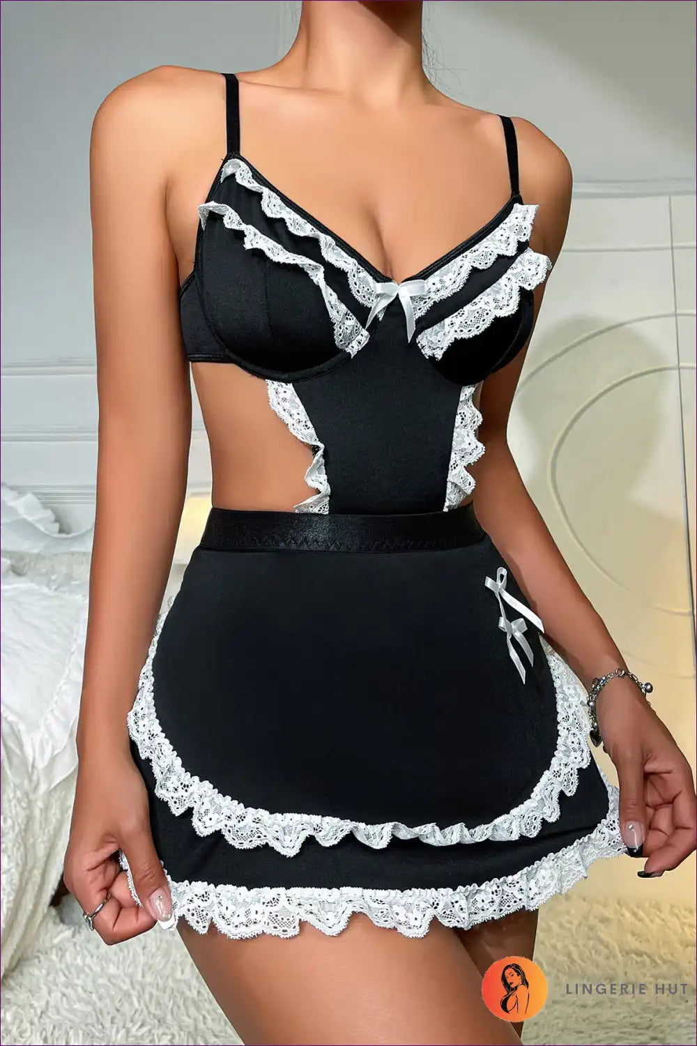 Flirty Maid Uniform - Playfully Provocative