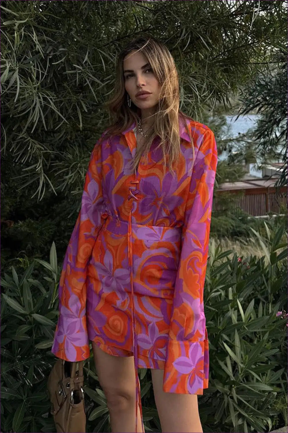 Floral Button-up Playsuit - Effortless Daytime Style - Clothing Tops - Lingerie Hut - Autumn • Boho • Casual • Everyday