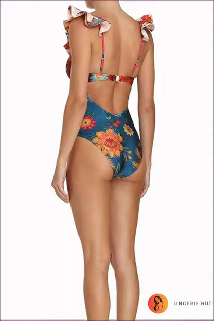 Floral Fantasy Swimsuit - Flaunt Your Summer Glow