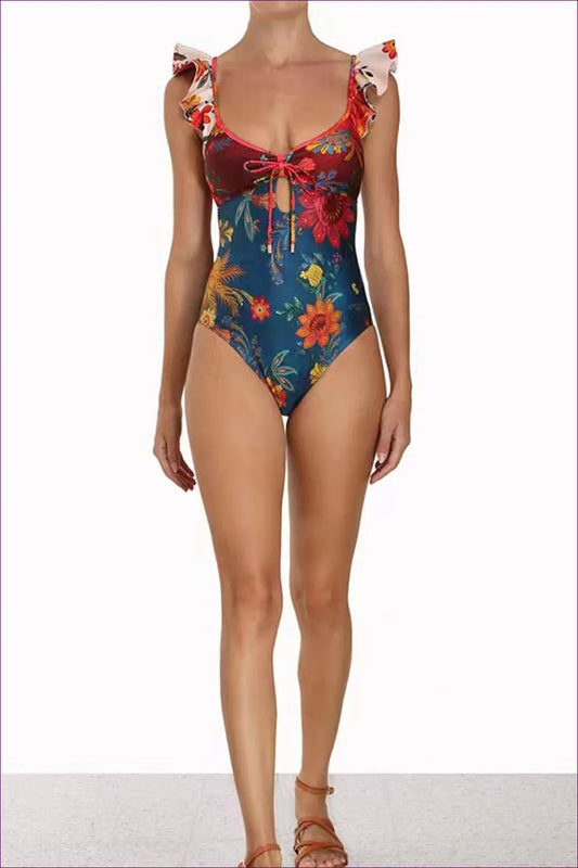 Floral Fantasy Swimsuit - Flaunt Your Summer Glow