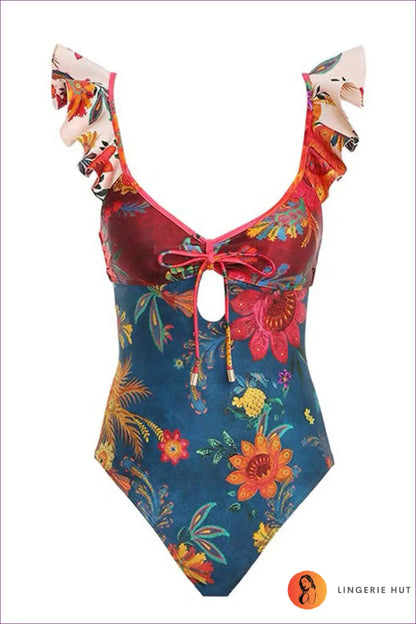 Floral Fantasy Swimsuit - Flaunt Your Summer Glow