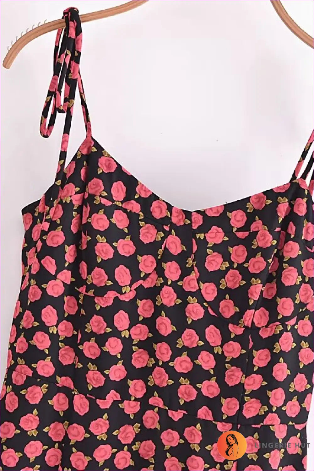 Floral Midi Dress with Backless Detail - Garden Party Ready - Dresses - Lingerie Hut - A-line • Autumn • Backless