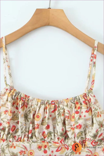 Floral Mini Bodycon Dress - Summer Evenings Sorted - Dresses - Lingerie Hut - Boho • Casual • Cutout