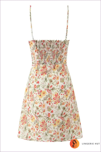 Floral Mini Bodycon Dress - Summer Evenings Sorted - Dresses - Lingerie Hut - Boho • Casual • Cutout