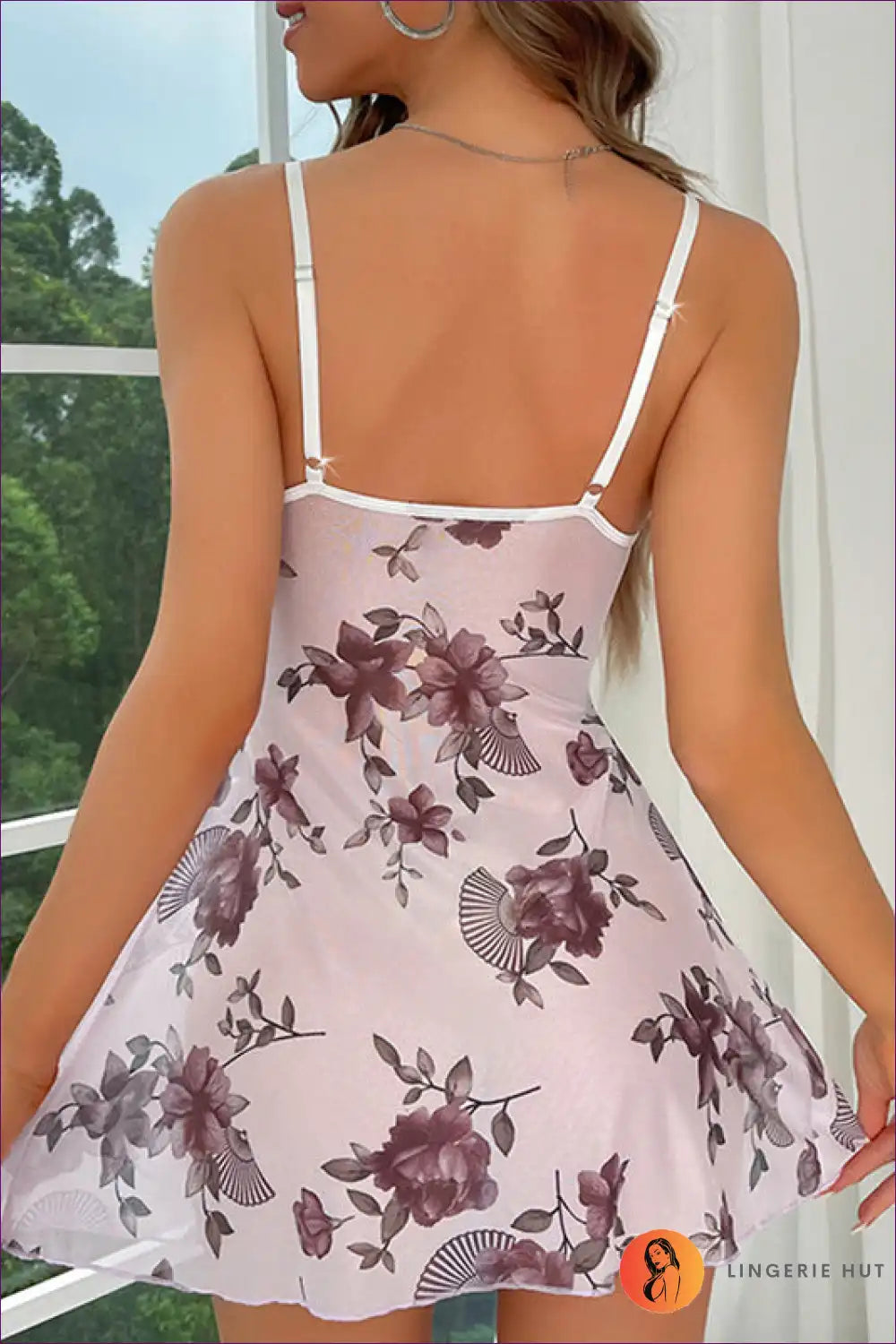 Get Beach-ready With Our Floral Print See-through Summer Strap Dress. Embrace The Beauty Of Summer Vibrant