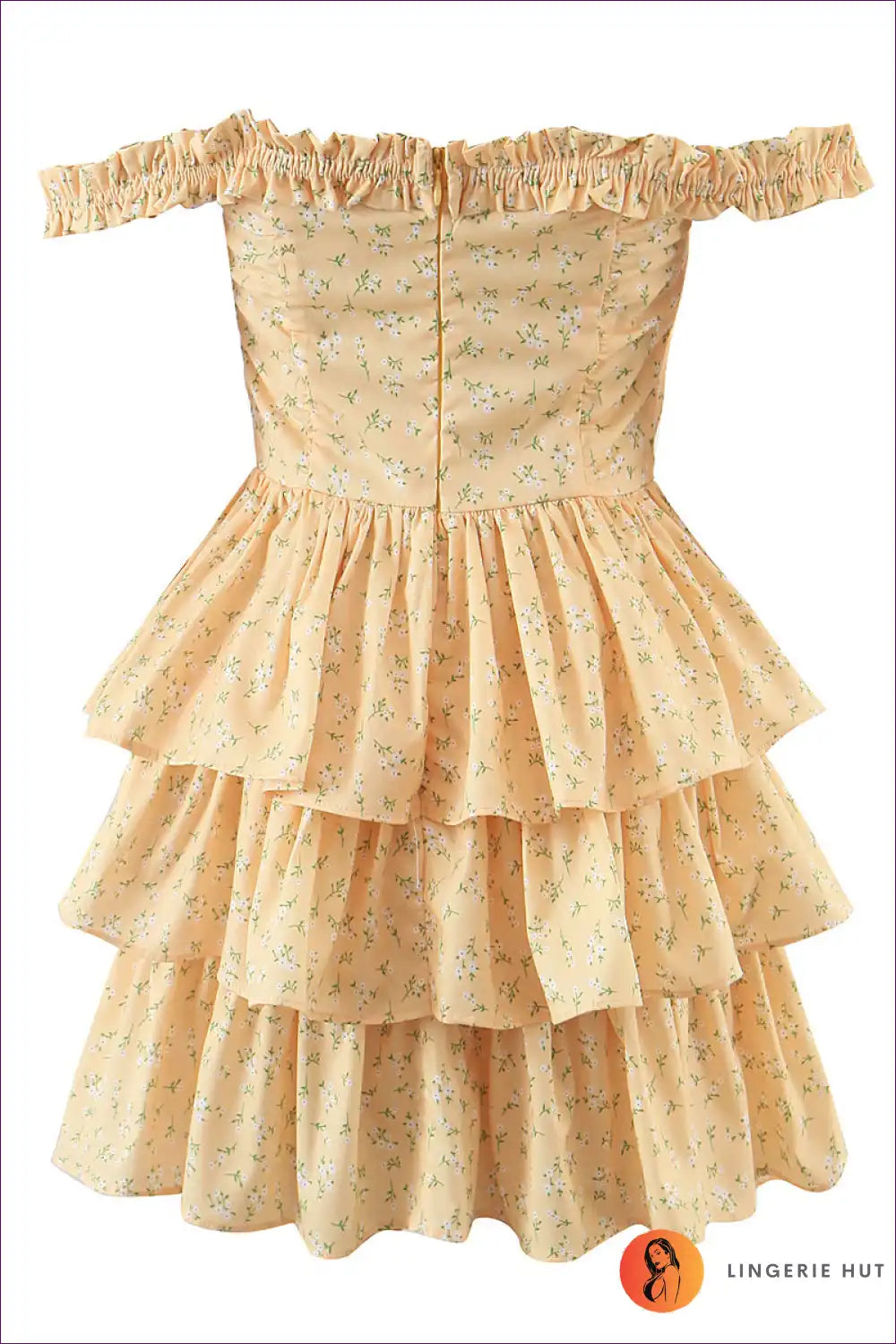 Get Summer-ready With Our Slim, Floral Ruffle Dress - Perfect For a Chic And Feminine Look. Pair Strappy