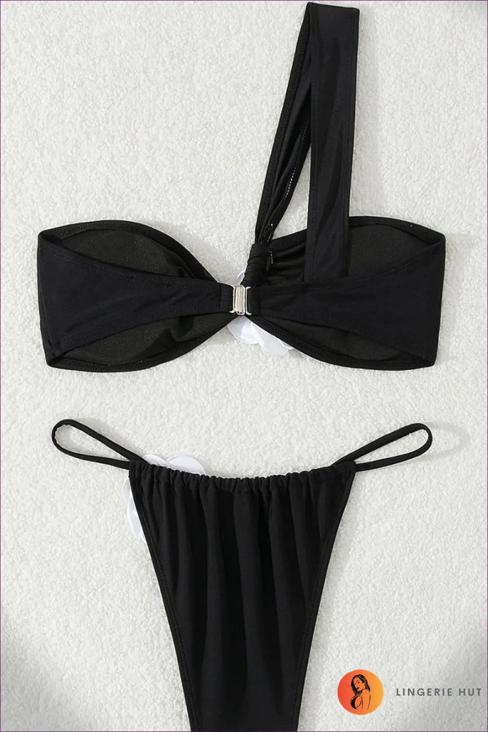 Floral One-shoulder Bikini - Summer Evenings Sorted - Swimwear - Lingerie Hut - Beachwear • Boho • Cutout