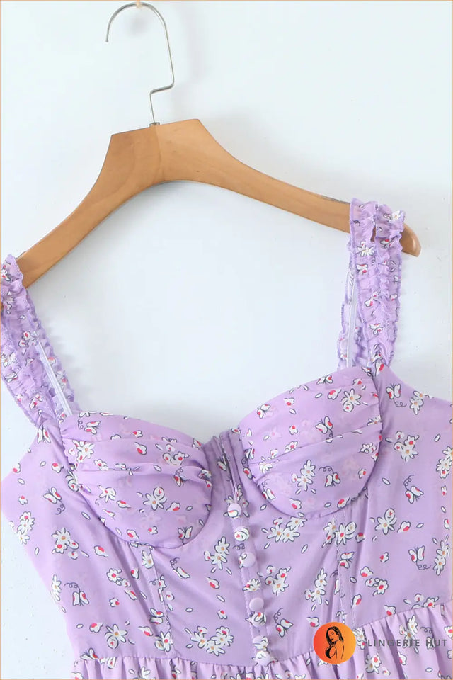 Floral Tiered Mini Sundress - Garden Party Ready