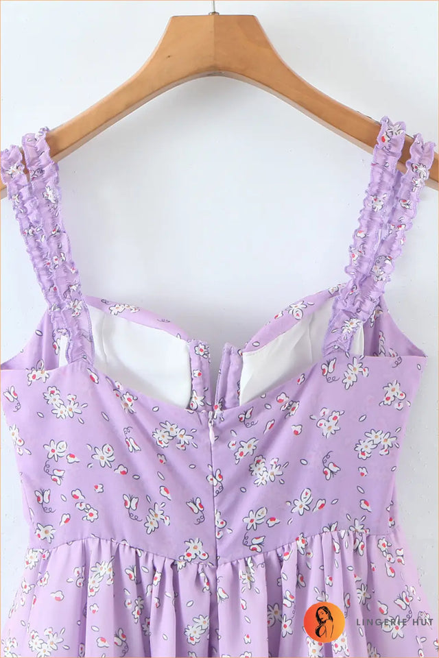 Floral Tiered Mini Sundress - Garden Party Ready