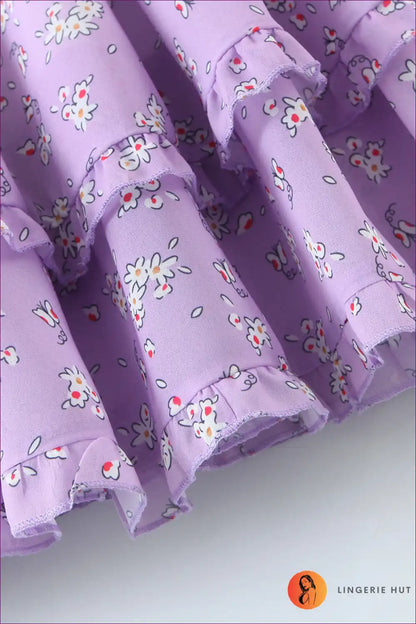 Elevate Your Summer Style With Our Floral Tiered Ruffle Dress. Effortless Elegance Meets Comfort In This