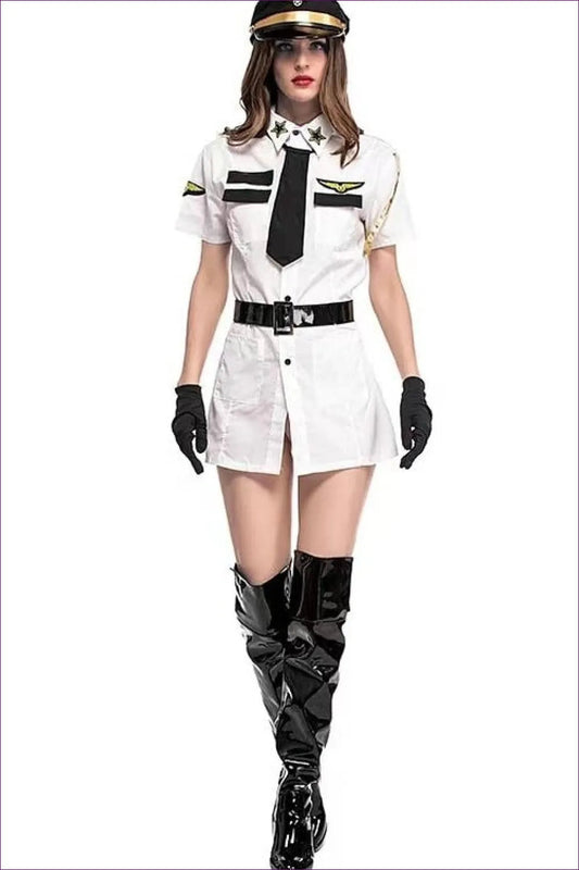 Elevate Your Style With Our Girl Pilot Outfit - a Fusion Of Fashion And Functionality. This Outfit Is Designed