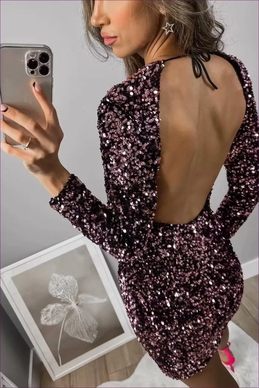 Snag Our Glitz ’n’ Glam Cutout Dress And Prepare To Be The Life Of Party. This Isn’t Just An Outfit; It’s