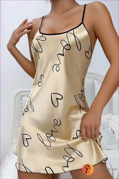 Graphic Print Nightdress - Stylish Summer Lounge Wear For x