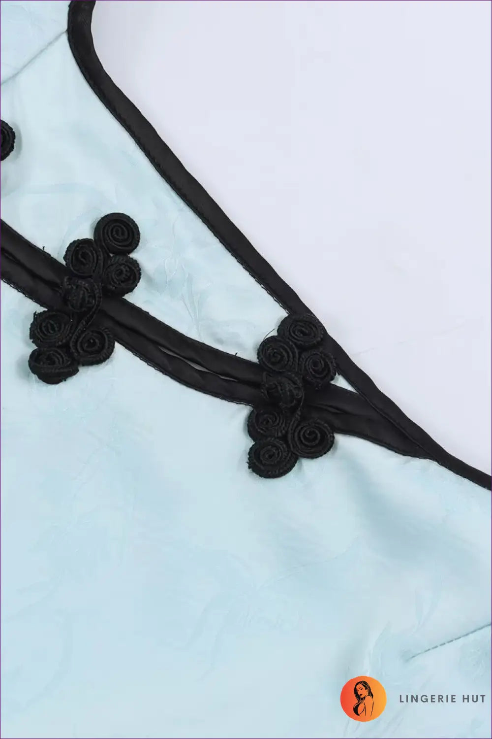 Halter Keyhole Maxi Dress - Frog-knot Trim - Bodycon • Everyday • just in - Senda