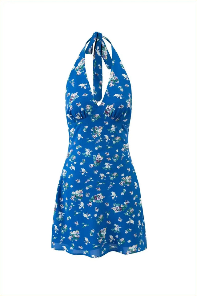 Floral Halter Dress - Effortless Summer Vibes