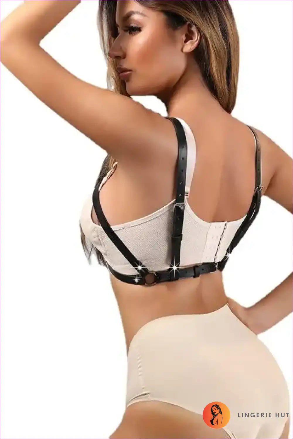 Harness Strap Accessory with Adjustable Fit - Bold Layering Piece for Boudoir, Clubwear, Costume, Evening