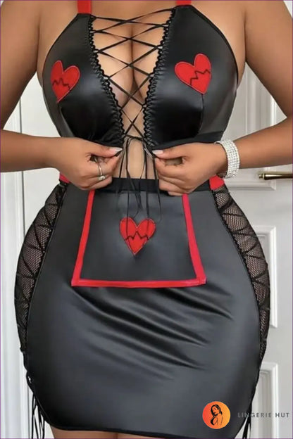 Heartbreaker Lace-up Bralette Set - Bold Rebellion - Lingerie - just in • Hut