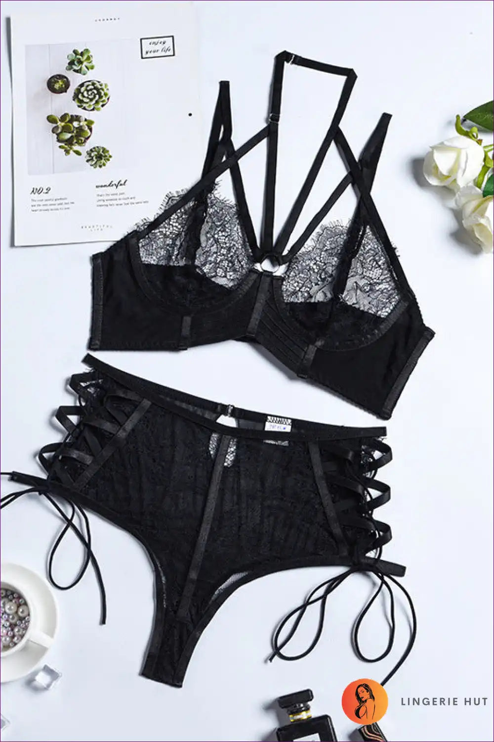 Elevate The Game, High Rise, Sheer Elegance, Lace-up Intrigue! Add Sophistication To Your Sensual Collection