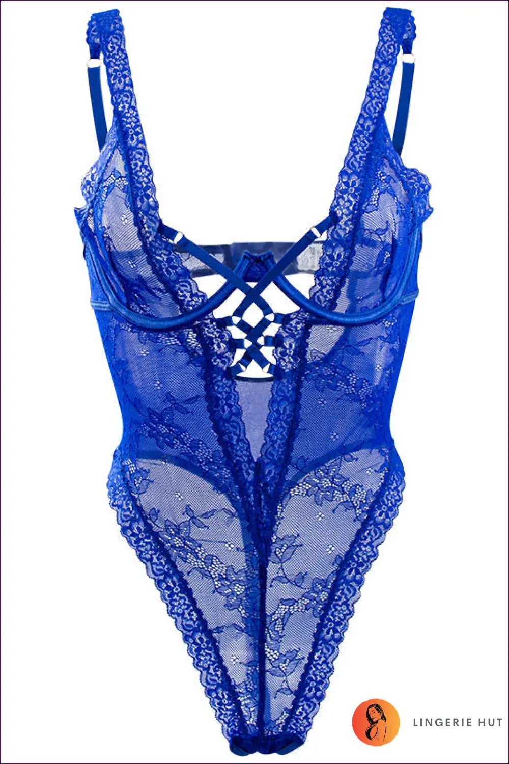 Hollow out Bodysuit with Push Up - Summer Party Edit - Cutout • Lingerie • Mesh • Night out - Hut
