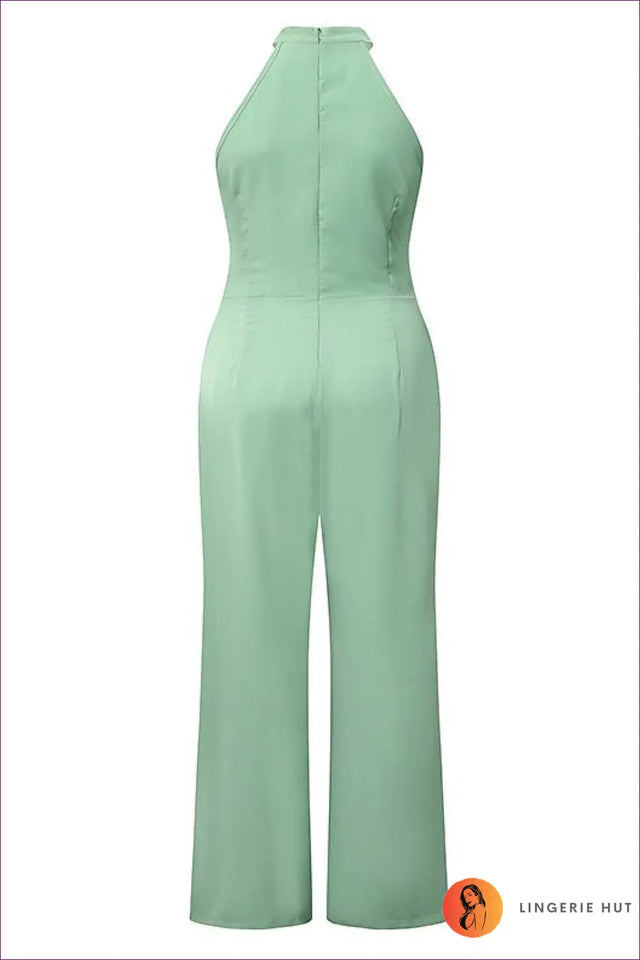 Jumpsuit with Halter Neck - Garden Party Ready