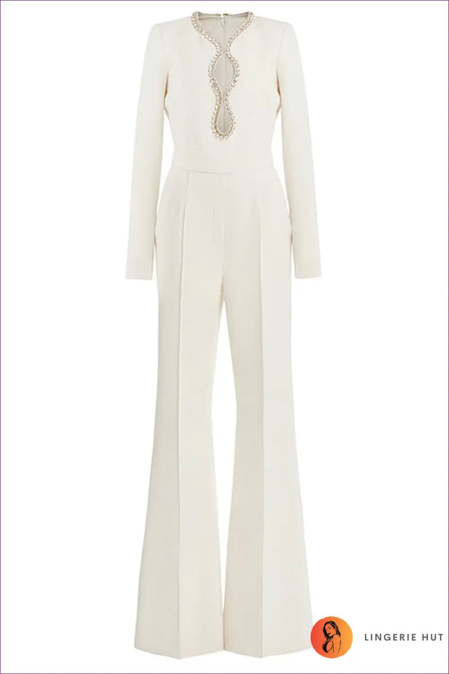 Jumpsuit with Keyhole Cutout - Modern Romance