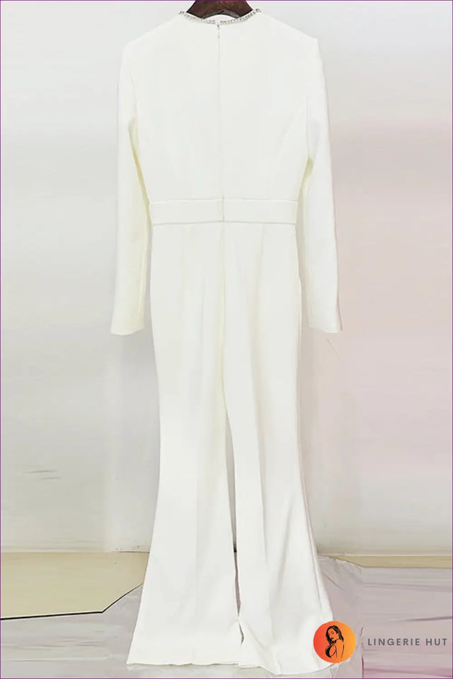Jumpsuit with Keyhole Cutout - Modern Romance