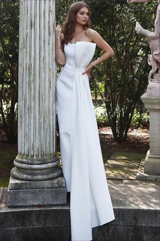 Jumpsuit with Strapless Design - Refined Glamour - Lingerie Hut - All Season • Backless • Cutout • Evening Wear • Formal