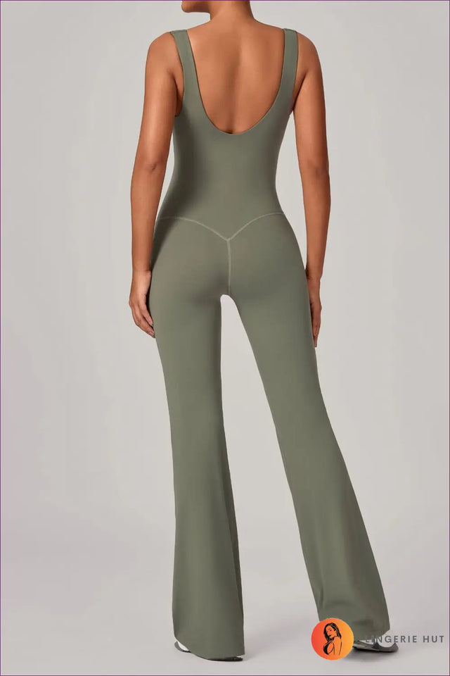 Jumpsuit with Wide Leg Cut - Sophisticated Ease