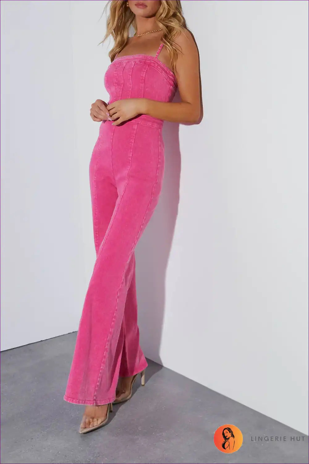 Jumpsuit with Wide Legs - Retro Revival for Boho, Casual, Evening Wear, Everyday,