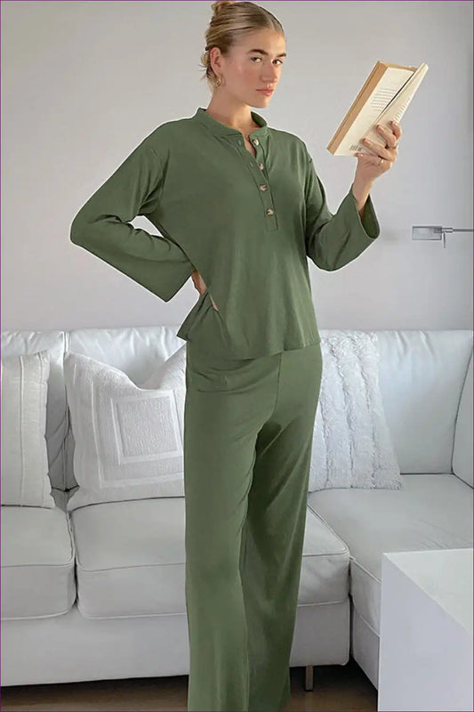 Knit Set with Subtle Texture - Quiet Confidence for All Season, Autumn, Casual, co Ord, Everyday