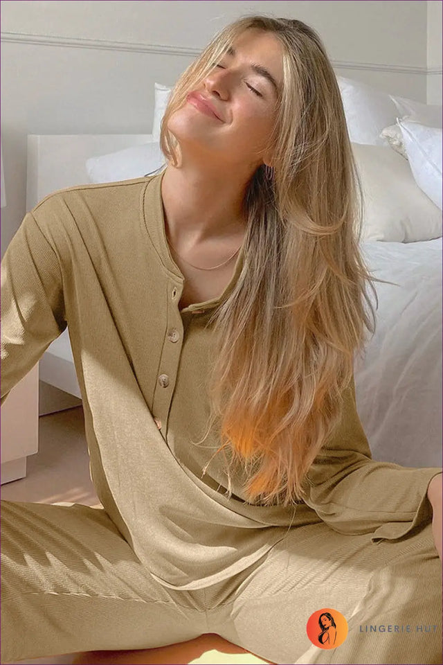 Knit Set with Subtle Texture - Quiet Confidence