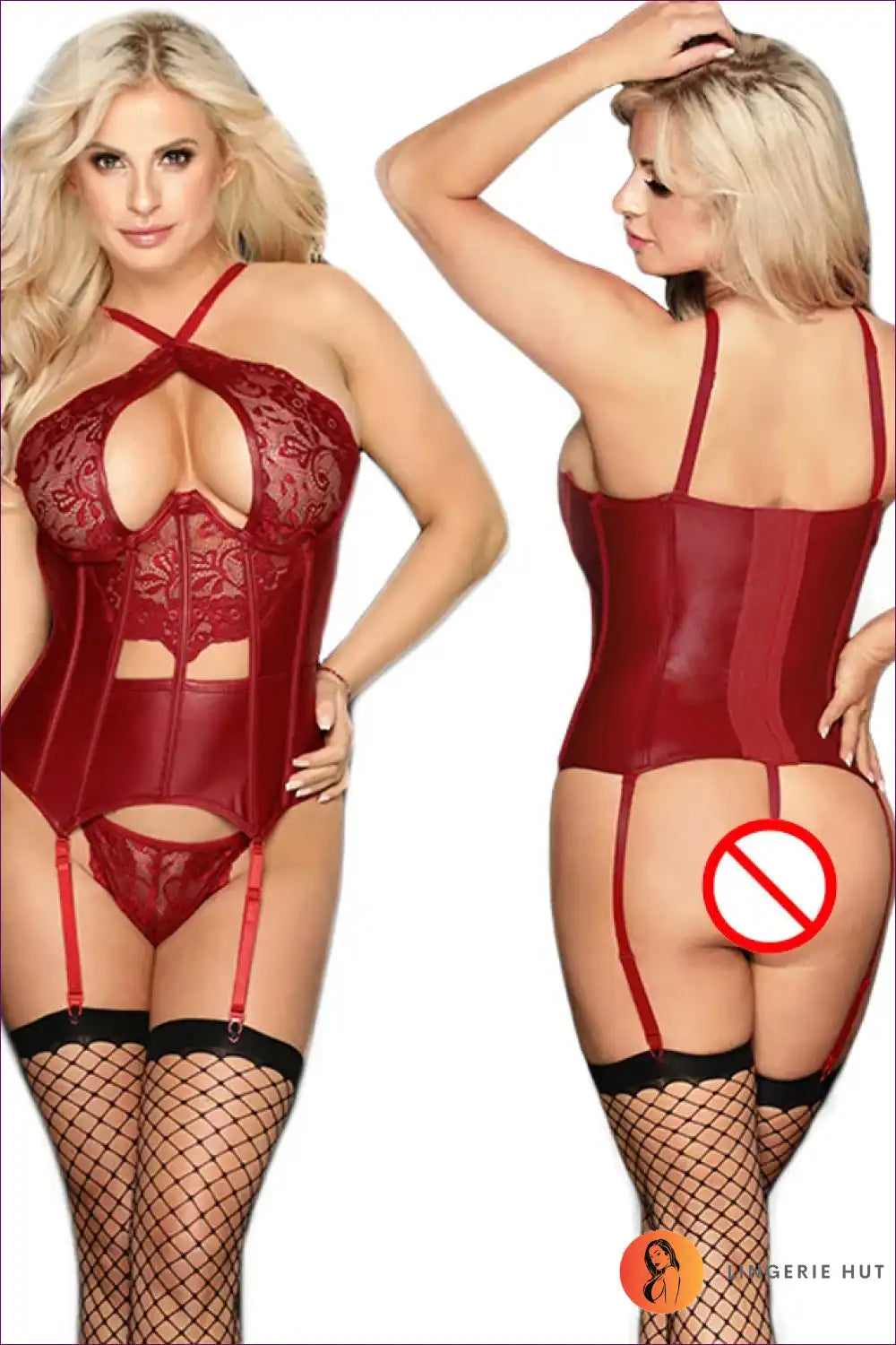 Lace Bodysuit with Plunge Neck - Quiet Bedroom Glam for Backless, Bodysuit, Boudoir, Cutout, Evening Wear